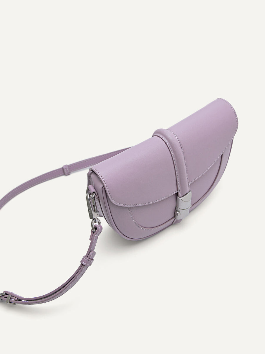 Lilac Gingham Shoulder Bag - PEDRO KR