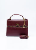 BONIA Women Top Handle Satchel Bag 081862-002-5-14