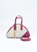 BONIA Women Triangle shape Monogram Handbag 081868-001-1-9