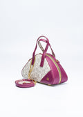 BONIA Women Triangle shape Monogram Handbag 081868-001-1-9