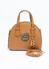 BONIA Women Round Shape Leather Handbag 081874-202-06