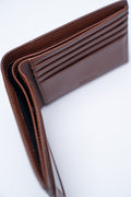 BONIA LEATHER TRIM VINYL FLAP CARD WALLET 081882-601-05