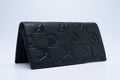 BONIA MONOGRAM VINYL TRIM LEATHER 2 FOLD LONG WALLET 081885-511-08