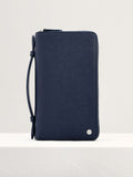 PEDRO Leather Zip-Around Travel Organizer - Navy