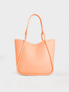 CHARLES & KEITH_Circle Handle Tote Bag_Orange