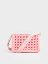 CHARLES & KEITH_Cecily Woven Shoulder Bag_Light Pink