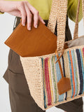 Clarissa Raffia Tote Bag