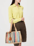 Clarissa Raffia Tote Bag