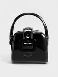 CHARLES & KEITH_Lula Patent Belted Bag_Black