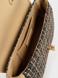 CHARLES & KEITH_Aubrielle Tweed Panelled Crossbody Bag_Multi