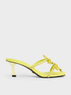 CHARLES & KEITH_Gem-Embellished Bow-Tie Mules_Yellow