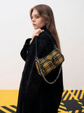 CHARLES & KEITH_Woven Check-Print Shoulder Bag_Multi