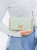 CHARLES & KEITH_Micaela Quilted Long Wallet_Green