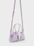 CHARLES & KEITH_Gabine Two-Tone Leather Top Handle Bag _Lilac