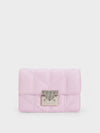 CHARLES & KEITH Eudora Chevron Boxy Bag Lilac