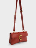 CHARLES & KEITH Eilith Buckled Bag Brick