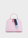 CHARLES & KEITH Cockade Bowling Bag Lilac