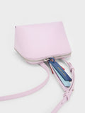 CHARLES & KEITH Cockade Crossbody Bag Lilac