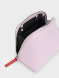 CHARLES & KEITH Cockade Crossbody Bag Lilac