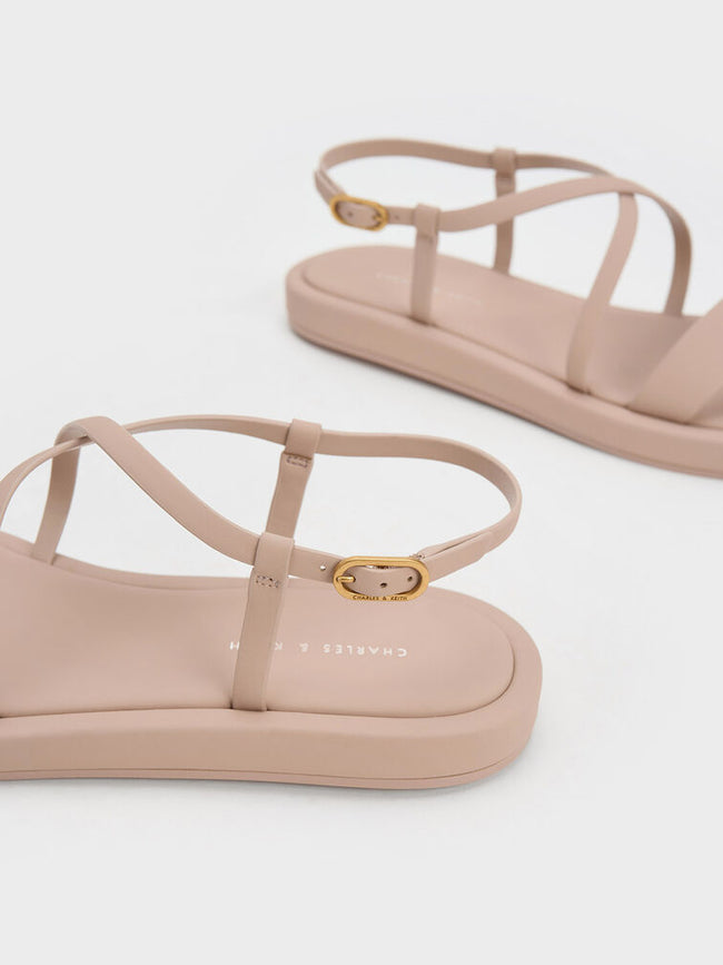 Charles And Keith Flat Sandals