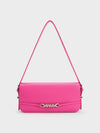 CHARLES & KEITH Henrietta Shoulder Bag Fuchsia