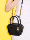 CHARLES & KEITH Suki Padlock Tote Bag Black