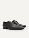 PEDRO Men Leather Derby Shoes - Dark Brown