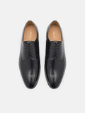 PEDRO Leather Brogue Derby Shoes - Black