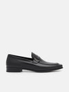 PEDRO Helix Leather Loafers - Black