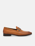 PEDRO Helix Leather Loafers - Camel