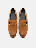 PEDRO Helix Leather Loafers - Camel