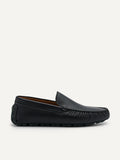 PEDRO Leather Driving Shoes - Black