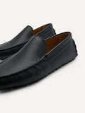 PEDRO Leather Driving Shoes - Black