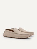 PEDRO Leather Driving Shoes - Sand