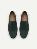 PEDRO Leather Driving Shoes - Dark Green