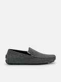 PEDRO Fabric Moccasins - Grey