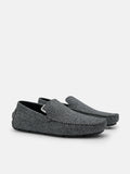 PEDRO Fabric Moccasins - Grey