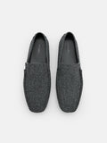 PEDRO Fabric Moccasins - Grey