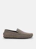 PEDRO Fabric Moccasins - Taupe