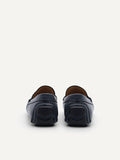 PEDRO Men Antonio Leather Moccasins - Navy