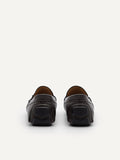 PEDRO Men Antonio Leather Moccasins - Dark Brown