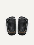 PEDRO Helix Slide Sandals - Black