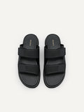 PEDRO Slide Sandals - Black