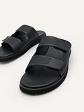 PEDRO Slide Sandals - Black