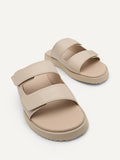 PEDRO Slide Sandals - Taupe