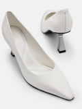 PEDRO Women Amelie Leather Pumps - White