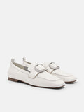 PEDRO Eden Leather Loafers - White