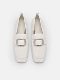 PEDRO Eden Leather Loafers - White