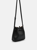 PEDRO Helix Leather Bucket Bag - Black