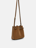 PEDRO Helix Leather Bucket Bag - Camel